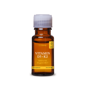 Vitamin D3 + K2, 1000 IU D3 / 25μg K2-MK7