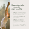 Magnesium, zinc + vitamin B6