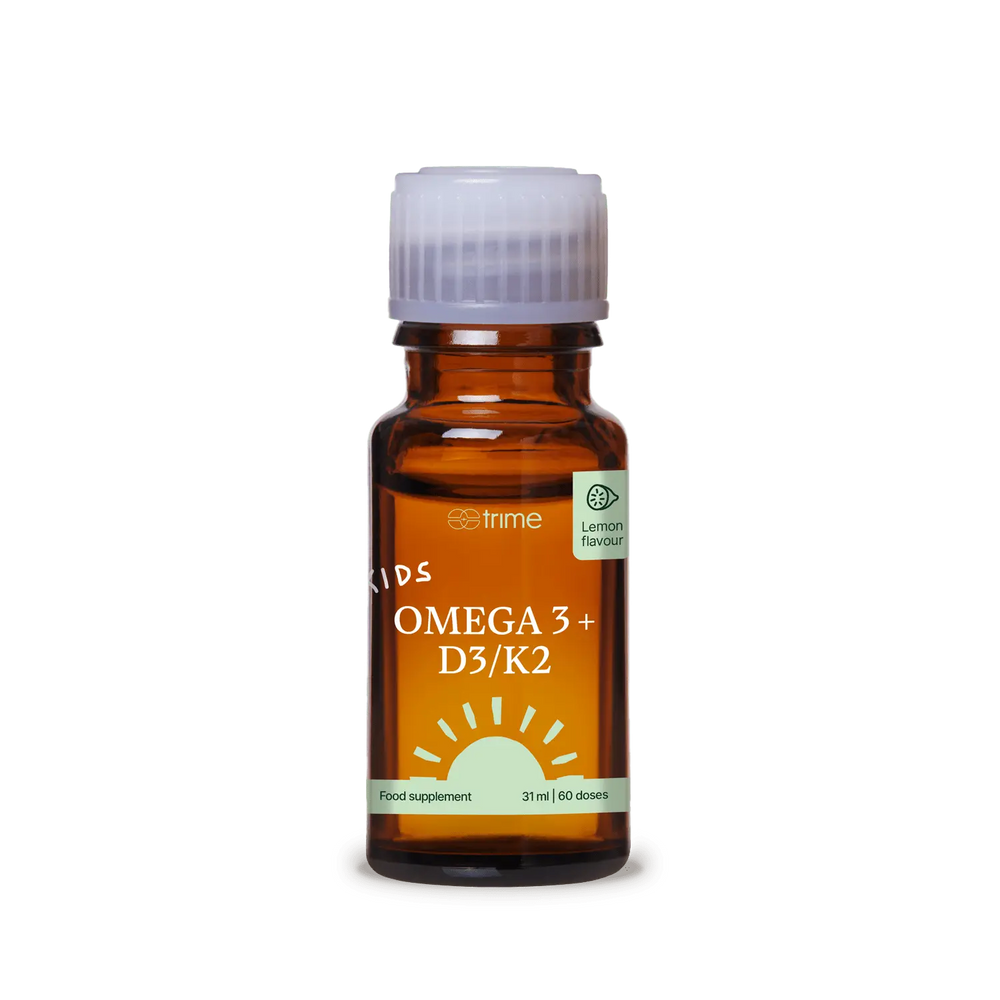 Kids Omega 3 + D3/K2 bottle with pump dispenser
